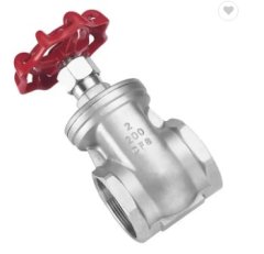 管控水蒸汽油304 201不锈钢螺纹不锈钢316 Cf8螺纹端手动闸阀的图片