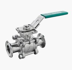 三片式高平台球阀的图片