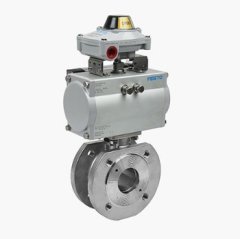 对夹式法兰球阀的图片