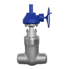 高温高压对焊伞齿轮闸阀的图片