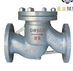 铸钢法兰升降式止回阀的图片