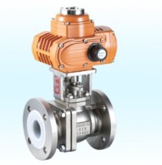 电动防爆衬氟O型切断阀ZPRD710F的图片