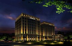 索菲亚商务大厦夜景亮化的图片