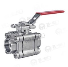 C318 三片式高平台螺纹球阀的图片