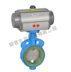 气动对夹蝶阀的图片