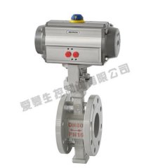 气动法兰蝶阀的图片