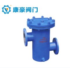 铸钢篮式高低接管过滤器的图片