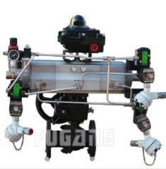 ZSHSO型气动活塞三段式切断球阀的图片