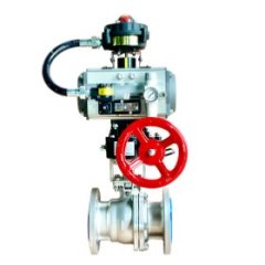 ZSHO型气动O型切断球阀的图片