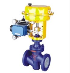 衬氟气动单座调节阀的图片