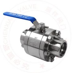 美标三片式承插焊球阀的图片