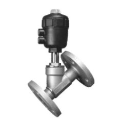 法兰连接角座阀的图片