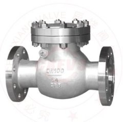 国标不锈钢旋启式法兰止回阀的图片