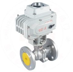 国标电动不锈钢法兰球阀的图片