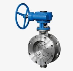 法兰式三偏心双向密封蝶阀的图片