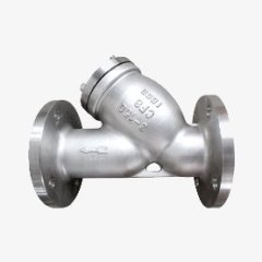 美标不锈钢法兰过滤器的图片