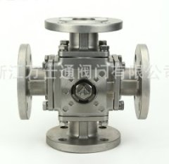 高平台不锈钢法兰球阀的图片
