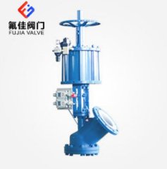 衬氟上展放料阀的图片