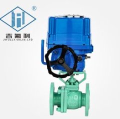 电动衬氟球阀的图片