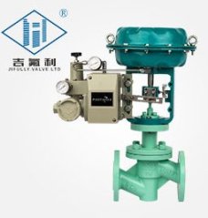 衬氟气动单座调节阀的图片