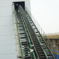 波纹挡边输送机的图片