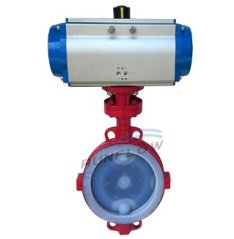 气动衬氟蝶阀的图片