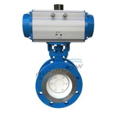 气动三偏心蝶阀的图片