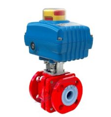 电动衬氟球阀的图片