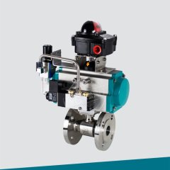 气动卫生级法兰球阀的图片