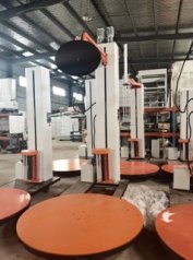 电动压顶缠绕包装机的图片