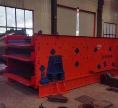 三轴圆水平直线振动筛的图片