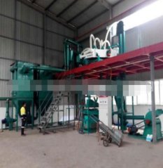 新能源锂电池破碎分解回收处理生产线的图片