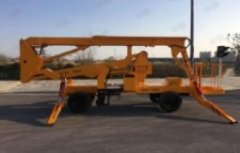 伸缩臂16米曲臂车的图片