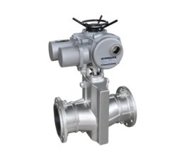 电动管夹阀（GJ941X-6L)的图片