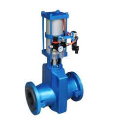 常开型气动管夹阀（GJ6K41X-6L)的图片