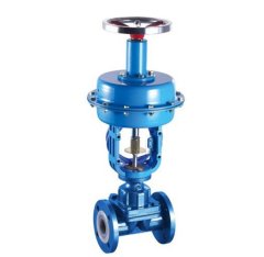 衬氟气动薄膜隔膜调节阀(LKVT A/BF46-6/10)的图片