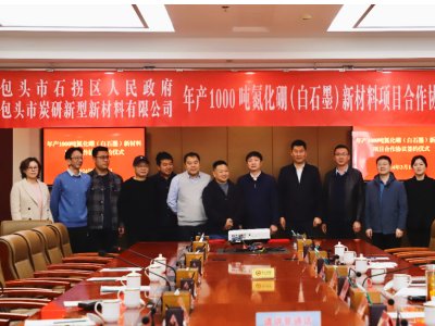 年产1000吨！这个氮化硼新材料项目落户包头石拐