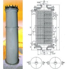 YKB圆块孔式石墨换热器的图片