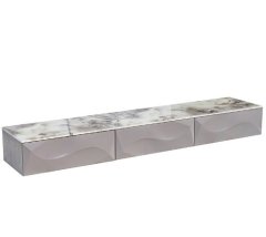 天然超晶大理石电视柜面石的图片