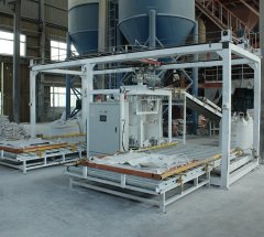 面粉包装码垛生产线的图片