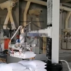 生物蛋白原材料包装机的图片