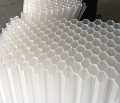 蜂窝斜管填料的图片