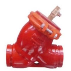 沟槽式卡箍Y型过滤器的图片