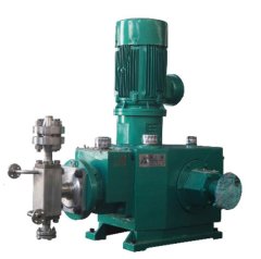 双层泵头防泄漏柱塞式计量泵的图片