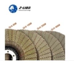 ZL-WMC66 金刚石百叶轮（红布网状）的图片