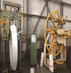 GW400大型盘管缠绕机、吊装机的图片