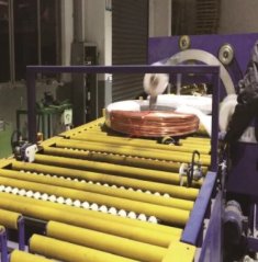 铜管卷材包装机的图片