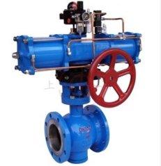 气动双偏芯半球阀的图片