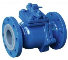 Q41F46耐腐蚀衬氟球阀的图片