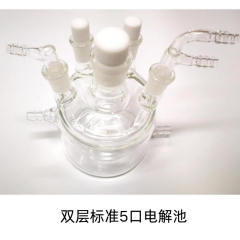 双层标准五口电解池DCDCELL的图片